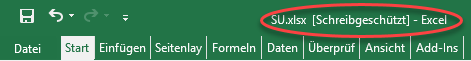 A sample Microsoft Excel document displaying the word Locked in the application's header