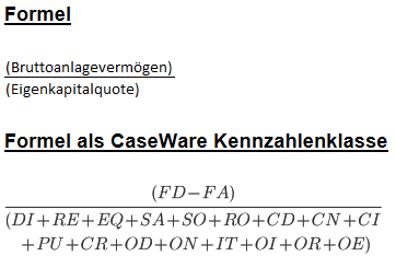 The formula for activity ratio A12