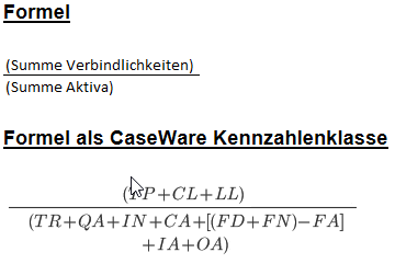 The formula for coverage ratio C1