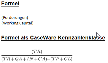 The formula for liquidity ratio L6