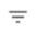 An icon for a document filter illustrated as horizontal lines forming an upside down triangle.