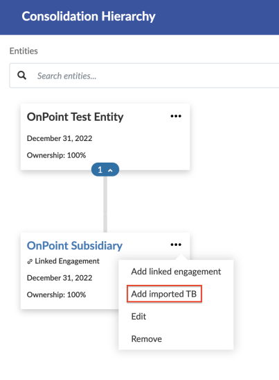 Add imported TB option