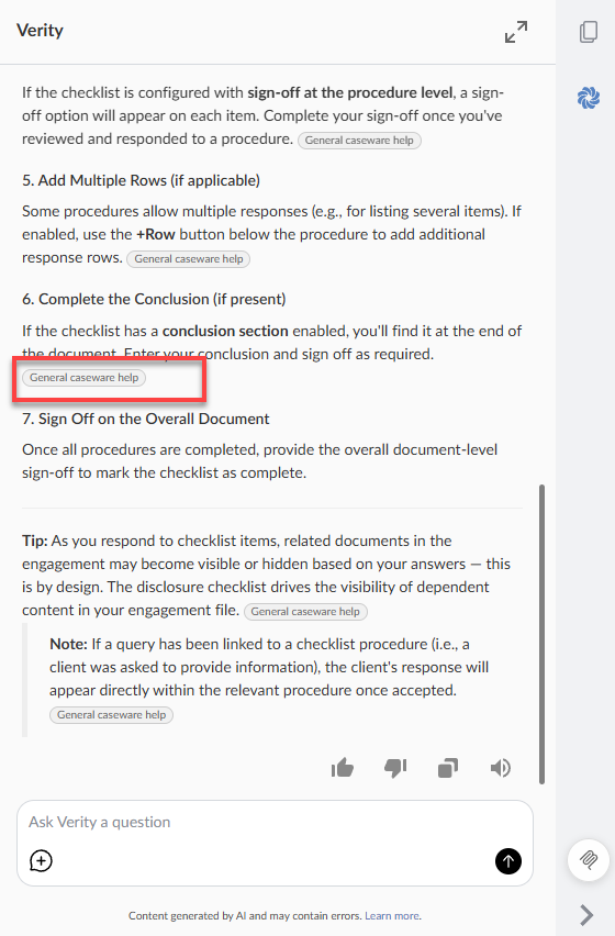 Example of a citation of source material.