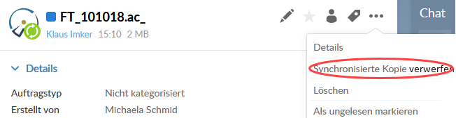 Abandon Sync Copy