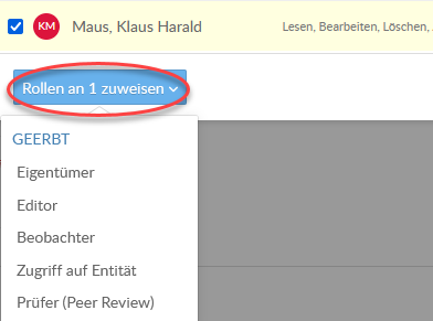 Select a role to grant it to your user or group.