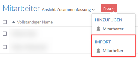 Bulk create users. Note that this option is available for staff and contacts.