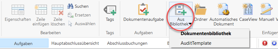 From Library ribbon icon