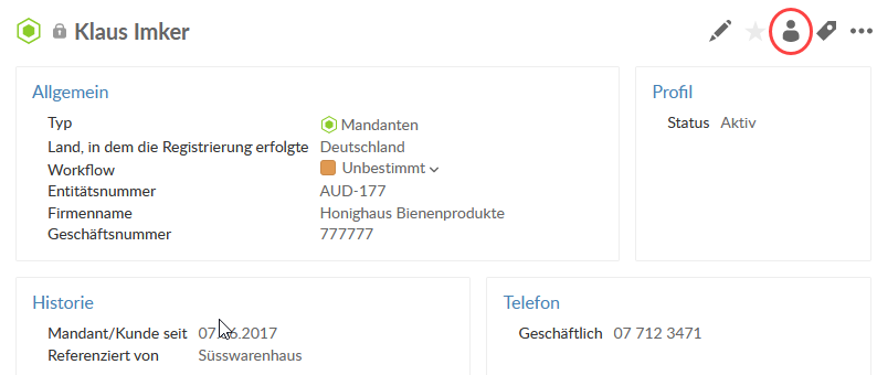 Select the Share icon in the details pane.