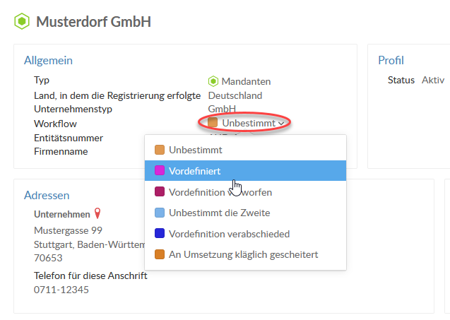 Update your client's workflow to change its type