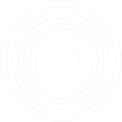 Seven white concentric circles on a black background forming a ripple effect.