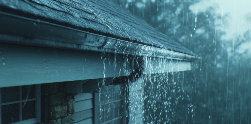gutters overflowing