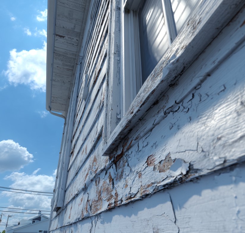 signs of siding damage in Santa Ana