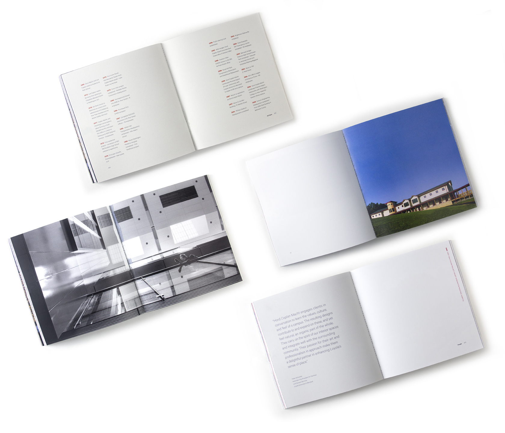 spreads from book