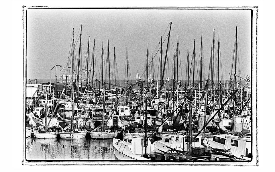 photograph of sailboats by Robert de Gast