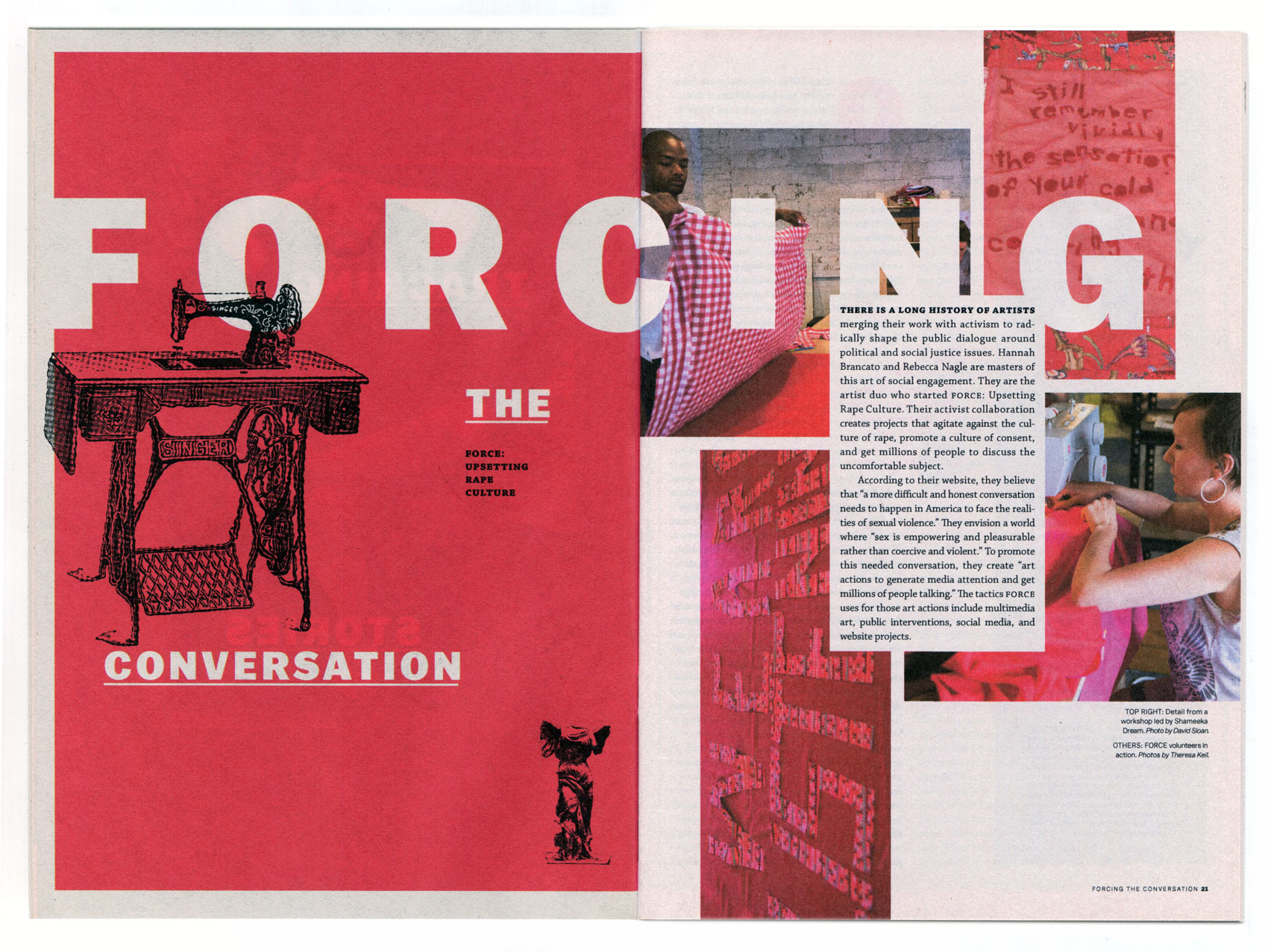 publication spread