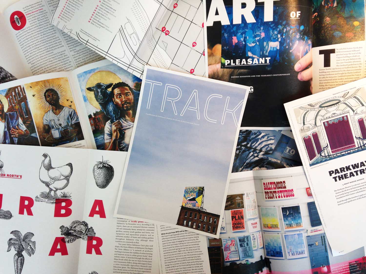 publication spreads