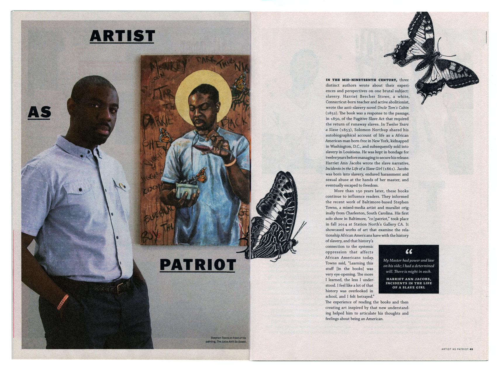 publication spread