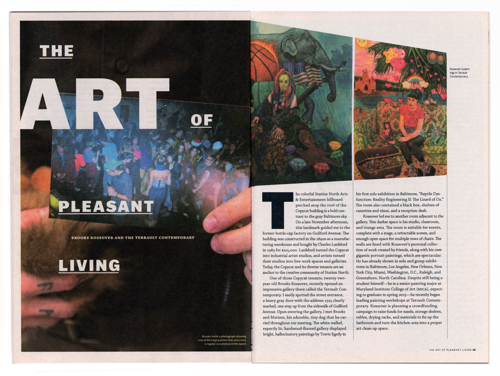 publication spread