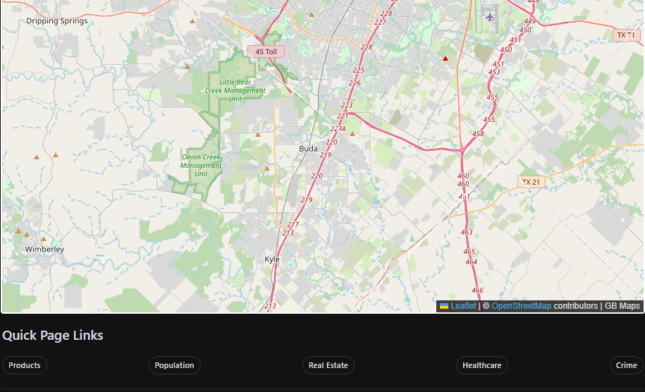 google maps screenshot