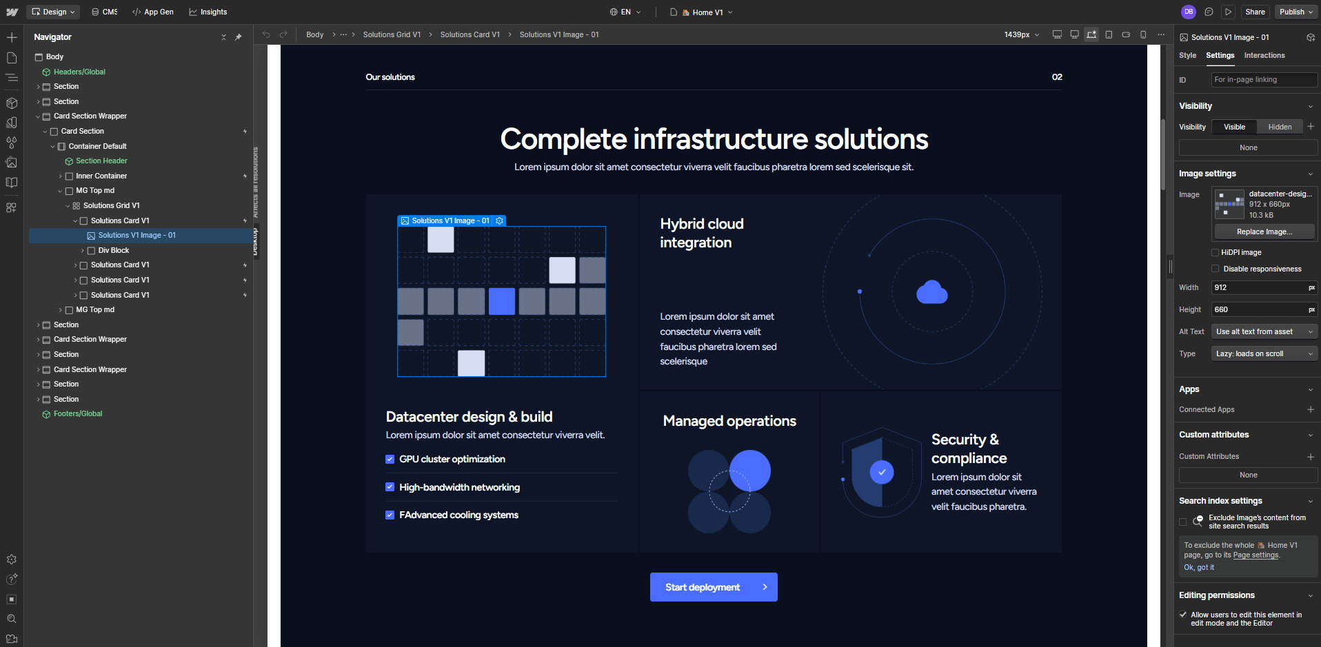 Graphics and Icons - DatacenterAI - Webflow Template | BRIX Templates