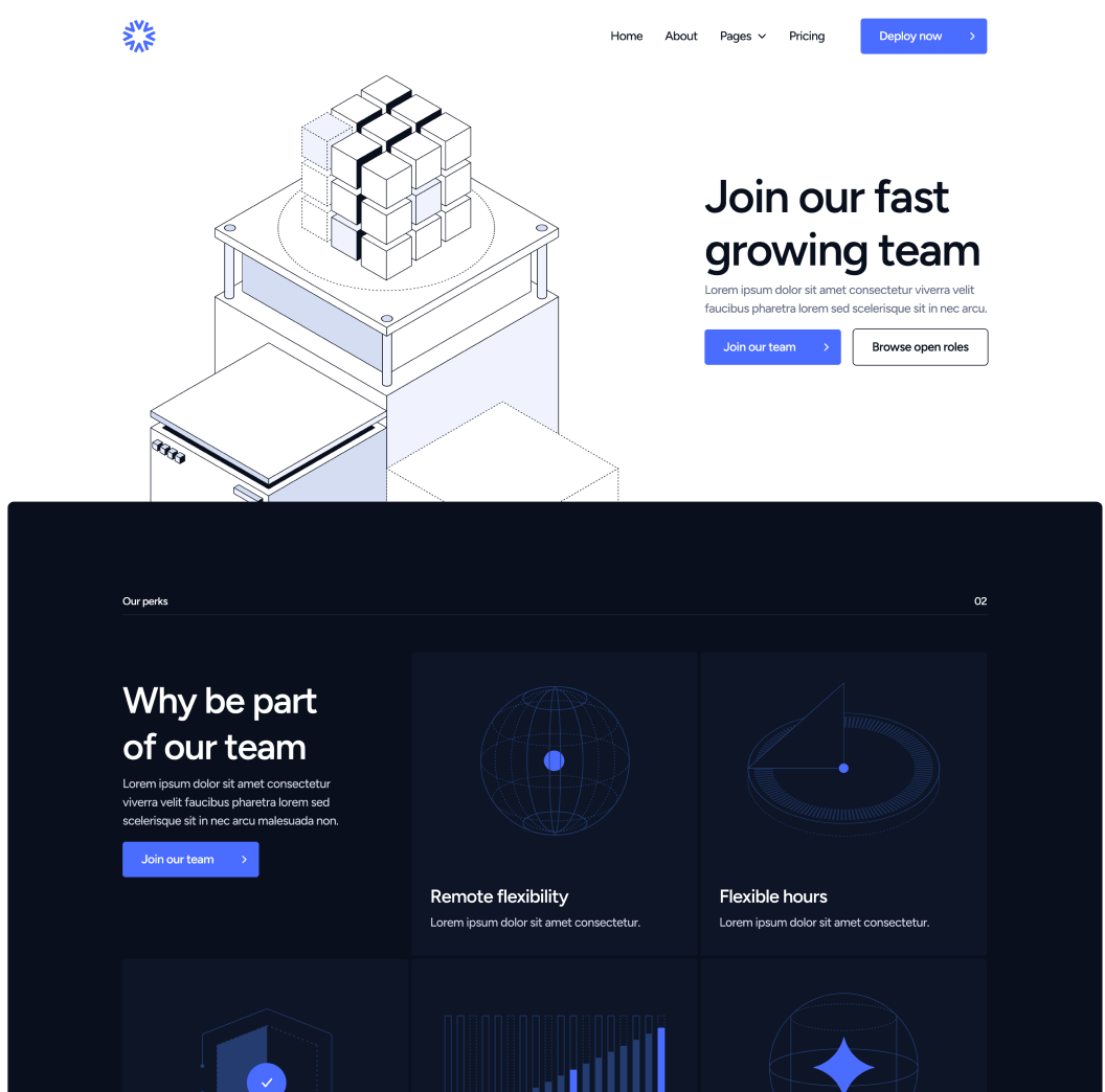 DatacenterAI - Careers Page - Datacenter Webflow Template