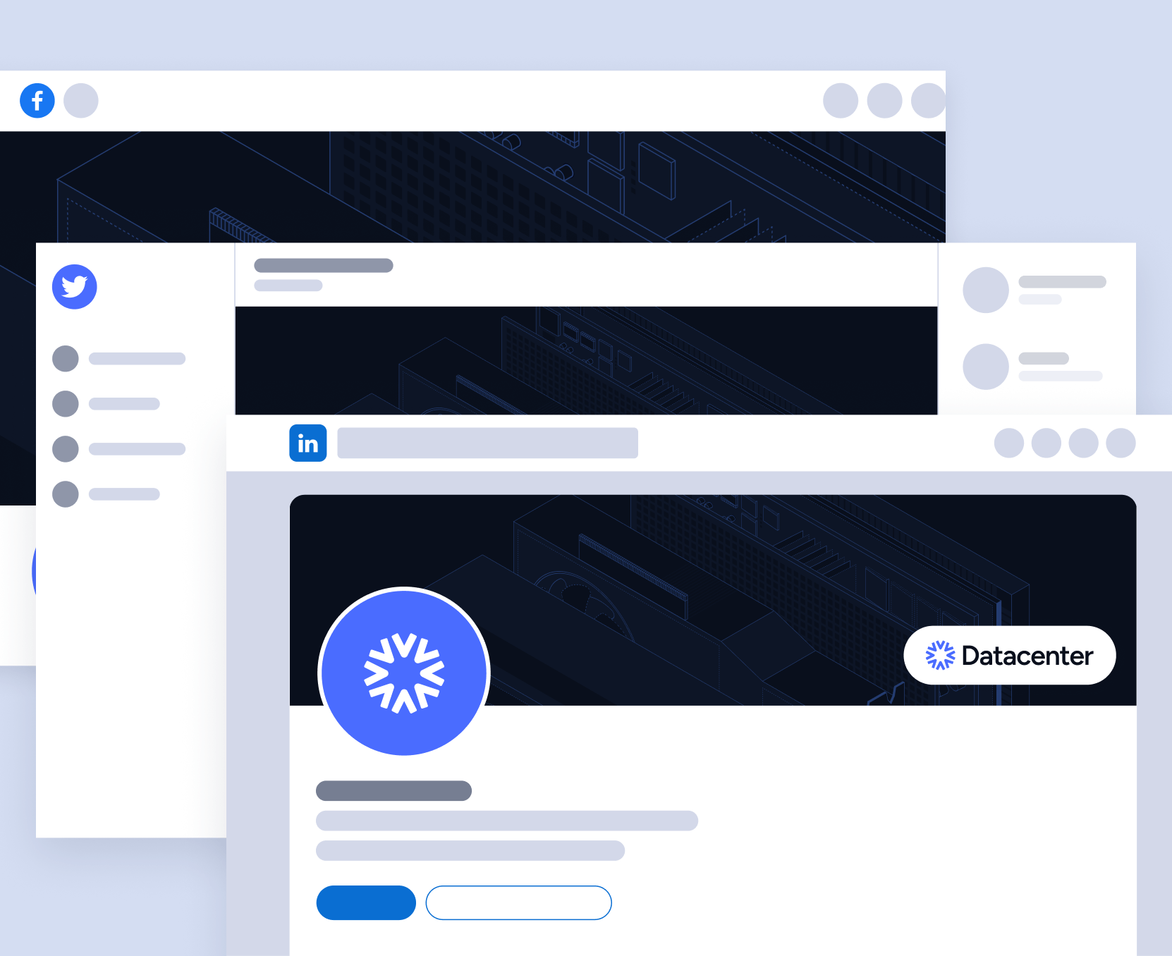 DatacenterAI - Social Media Assets - Datacenter Webflow Template