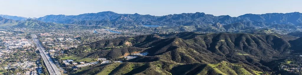 Panoramic view of Thousand Oaks and the Conejo Valley landscape - Providing professional handyman services and home repairs in Thousand Oaks and Newbury Park, CA