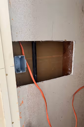 Drywall and electrical repair - providing professional handyman services in Simi Valley.