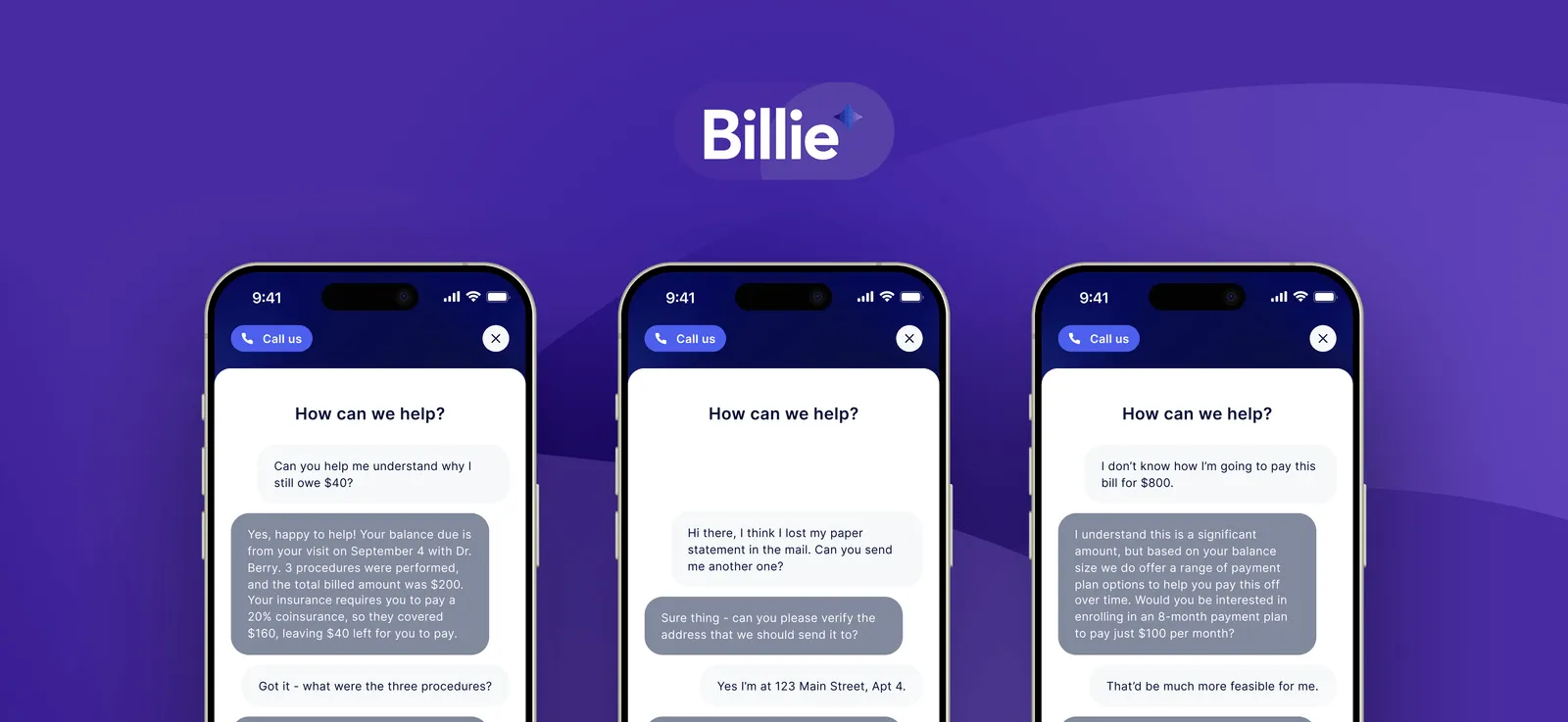 See What Billie Can Do for You