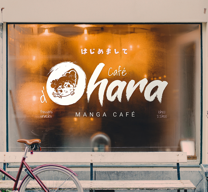 Façade du café d'Ohara