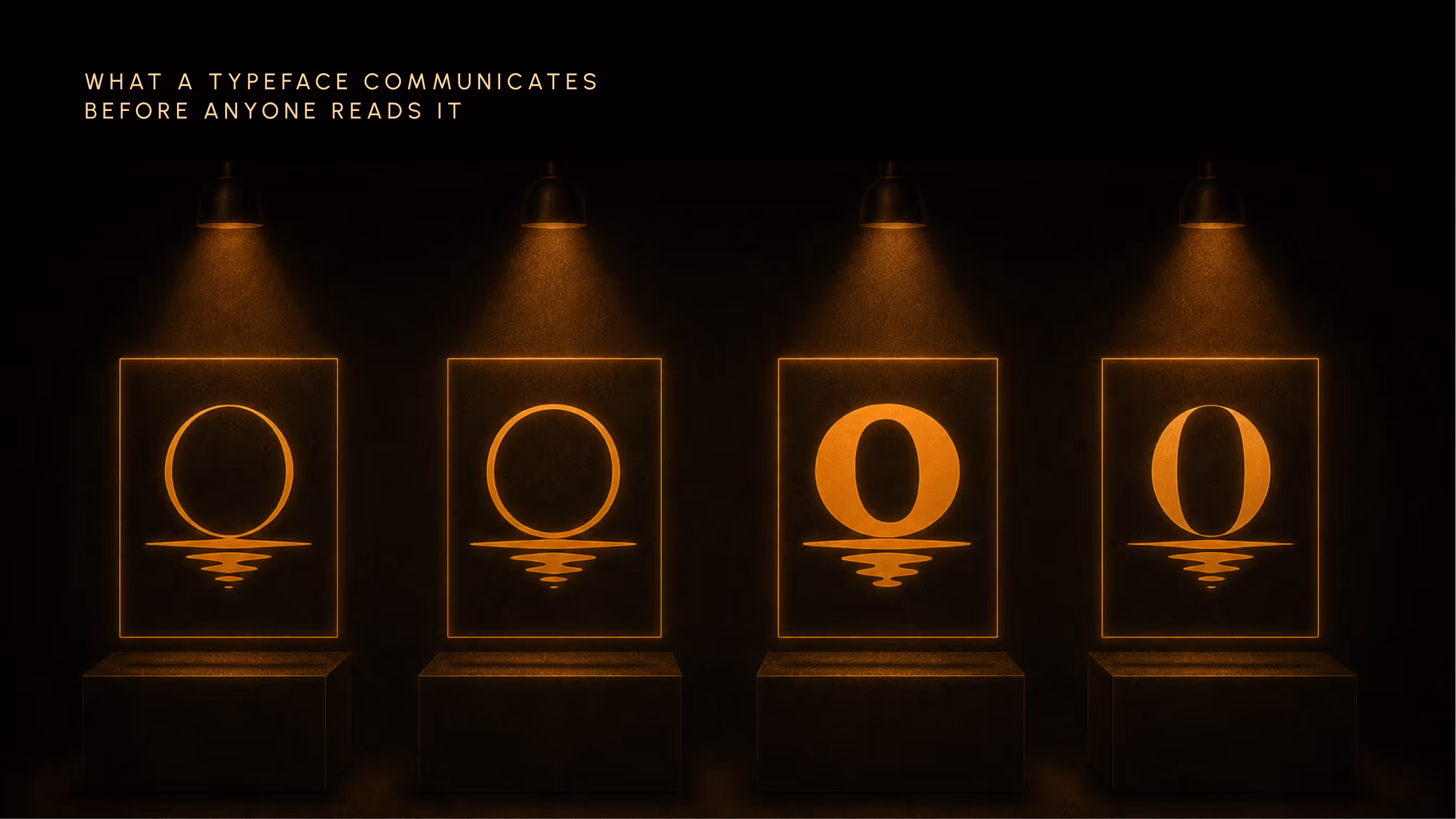 Typography styles showcasing brand personality