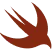 Red stylized claw or talon icon with three prominent points.