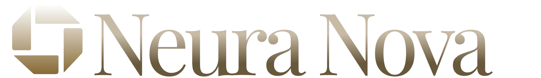 Neura Nova company logo with stylized geometric emblem to the left of the text.