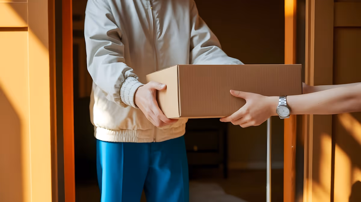 Entrega de paquete al cliente final