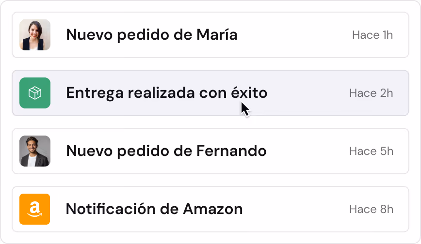 Historial de pedidos