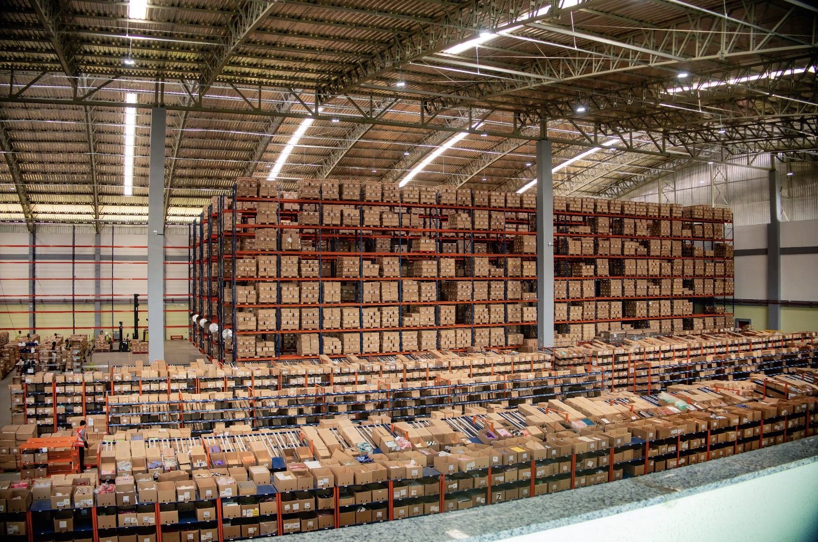 Operação de armazenamento e preparação logística da Cubbo