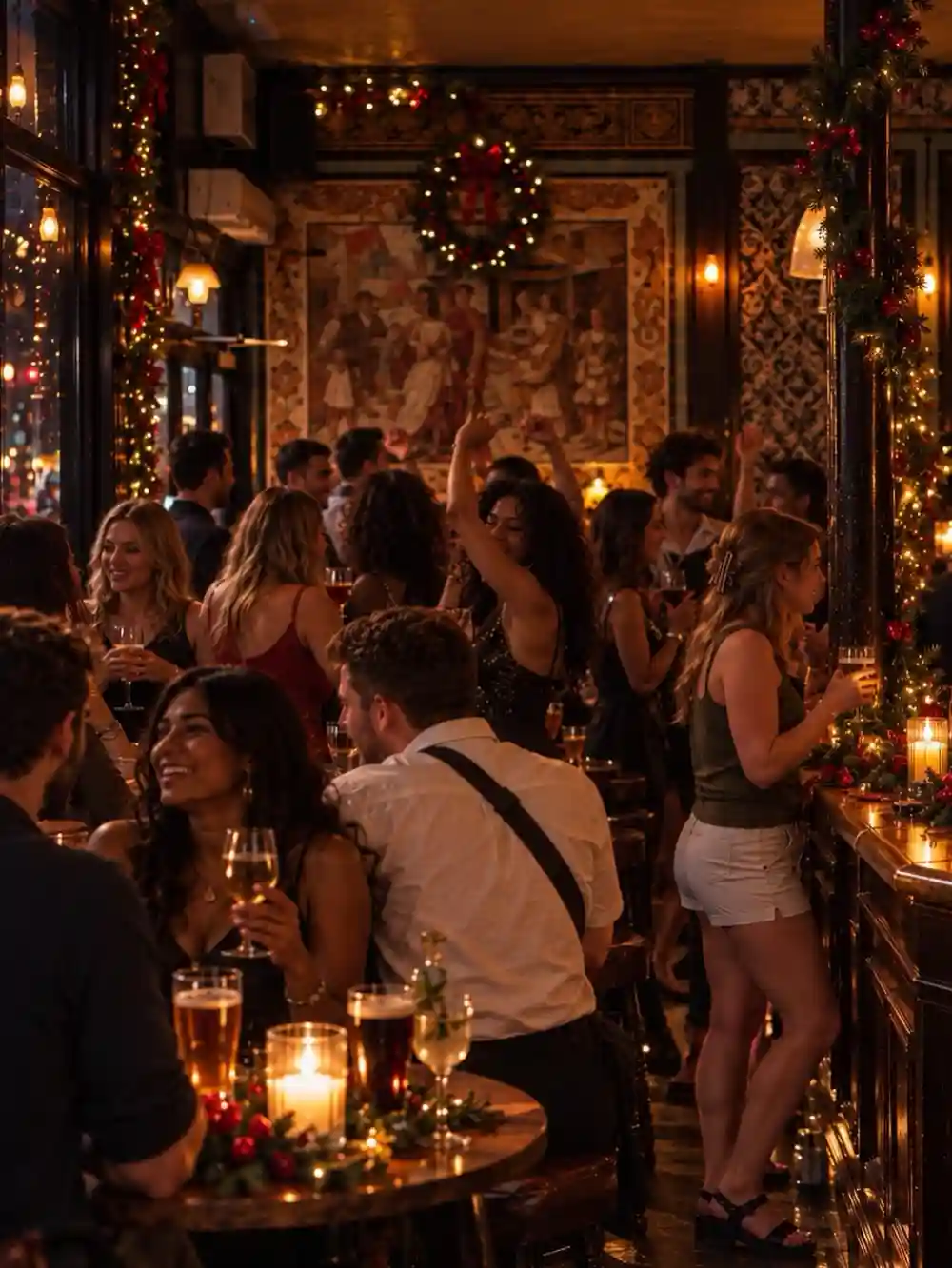 Christmas party season is coming… 🎄🥂✨

Looking for the perfect place to celebrate? Whether it’s the work Christmas do, festive drinks with friends, or an excuse to get everyone together, The Ten Bells is the place to party this Christmas 🔔 !! 

We’ve got private spaces available, including The Lounge and our Cocktail Bar, perfect for everything from intimate festive drinks to bigger Christmas celebrations.🍸🎉

Christmas dates are already filling up, so head to our website to find out more and enquire online about your party🎅🏼✨!!