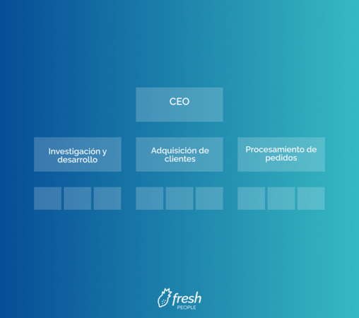 Organigrama empresa estructura procesos