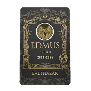 A black and gold business card with a picture of a cat.