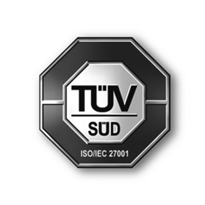 Certifikát TÜV ISO 27001
