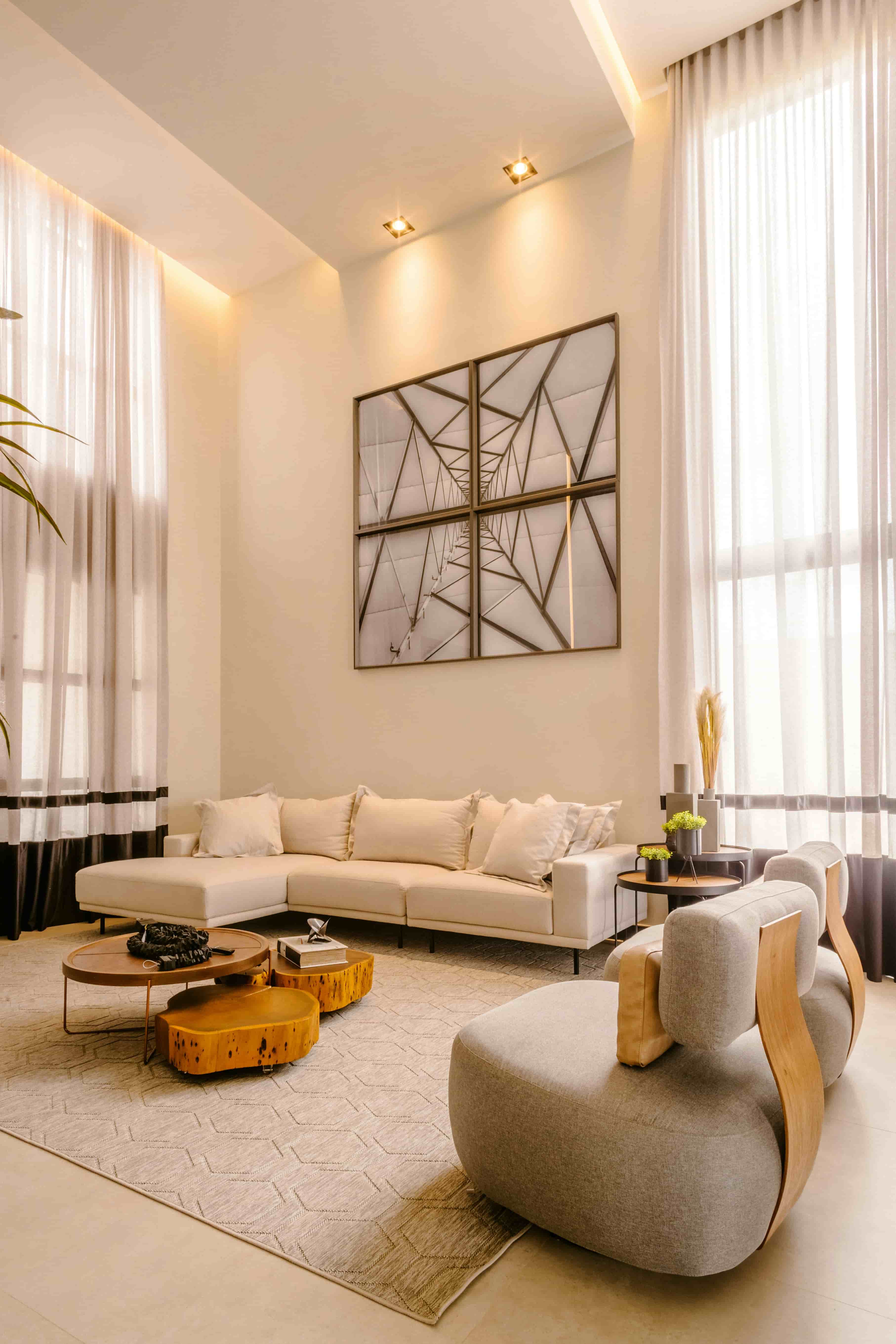Sparkling clean London living room after professional cleaning by Tidy Hub