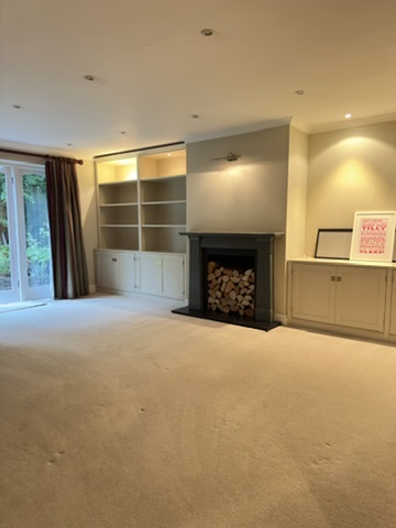 Empty living room staged and ready for end of tenancy handover