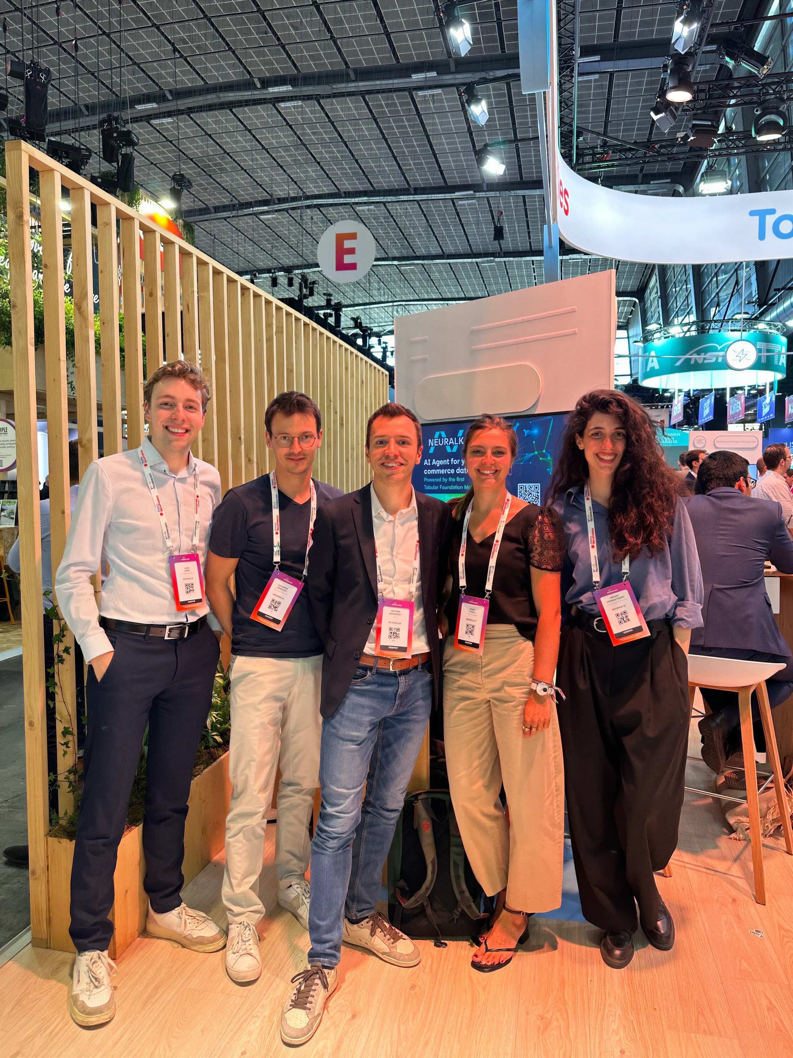 Neuralk Team at a forum