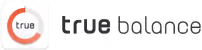 True Balance company logo with an orange circular design around the word 'true'.