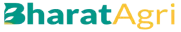 Logo text reading 'BharatAgri' with 'Bharat' in green and 'Agri' in orange.