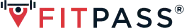 Fitpass logo with 'FIT' in red and 'PASS' in black uppercase letters.