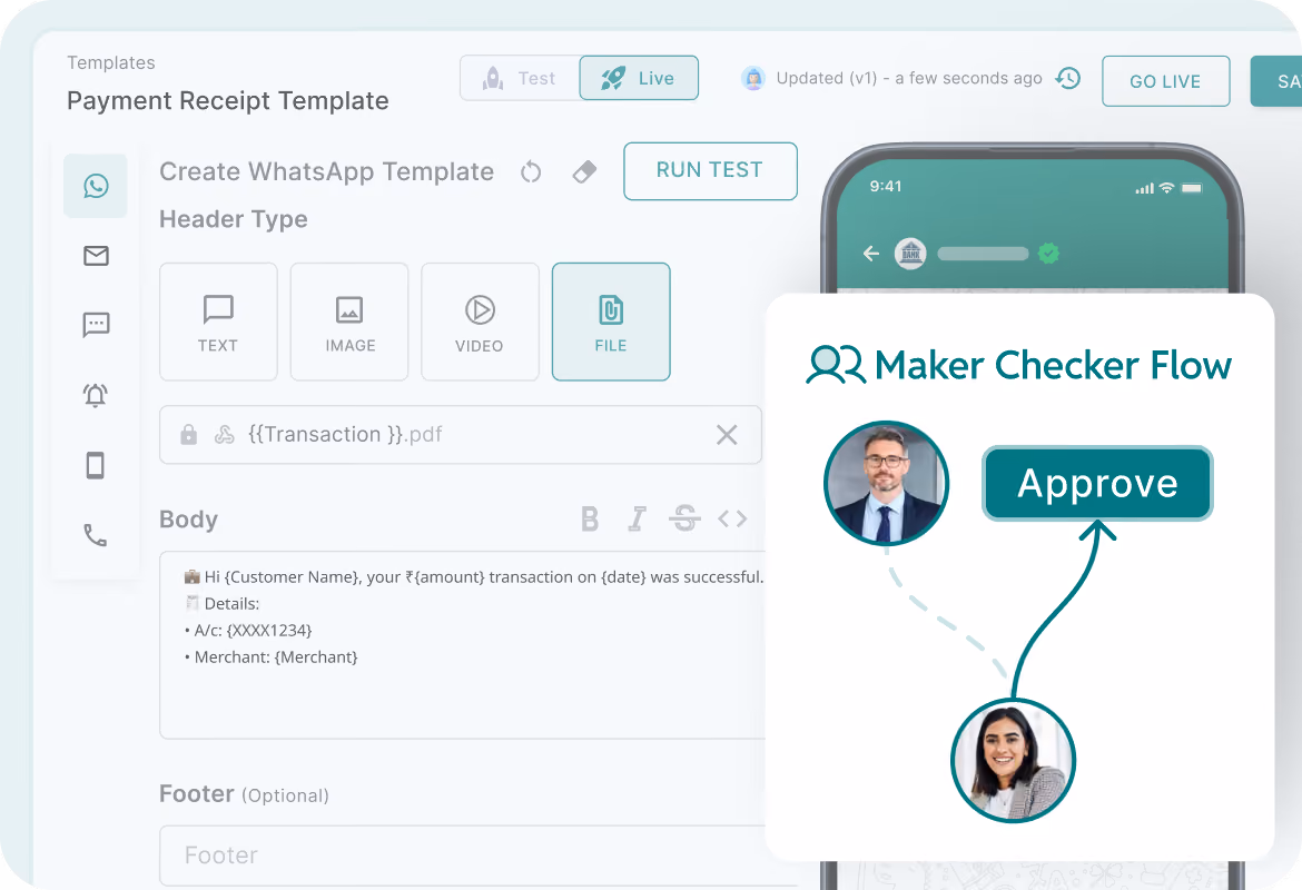 Unified template editor