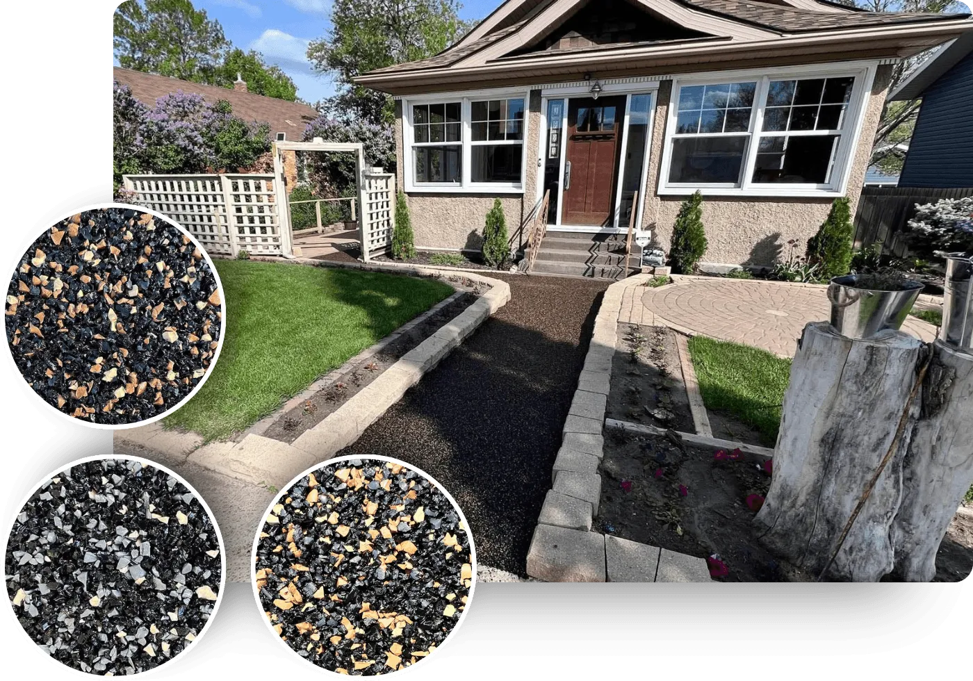 Rubber Stone Paving