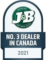 J&B No. 1 Dealer Badge 2021