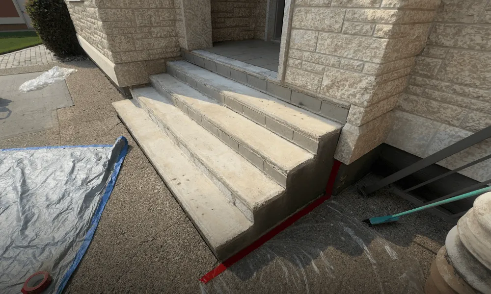 Before Rubber stone Paving